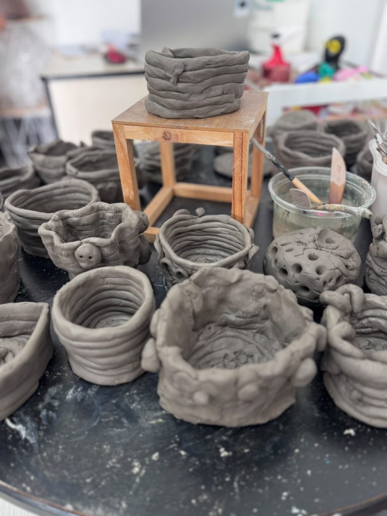 Trabajos del taller de arcilla